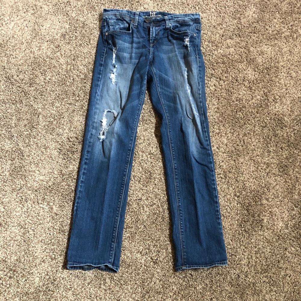 Straight leg jeans